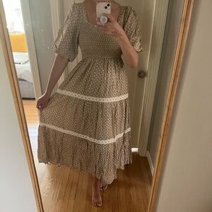 Neuflora Laurawood Dress - Light Mocha